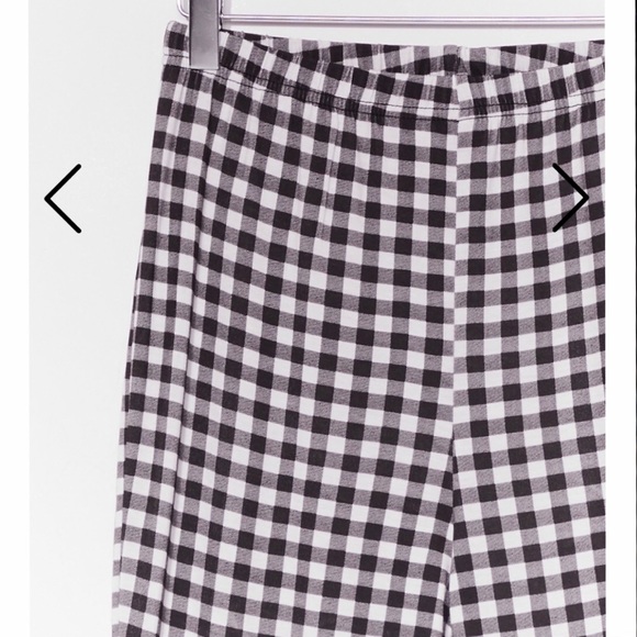 Nasty Gal Gingham Flare Pants - Picture 2 of 2